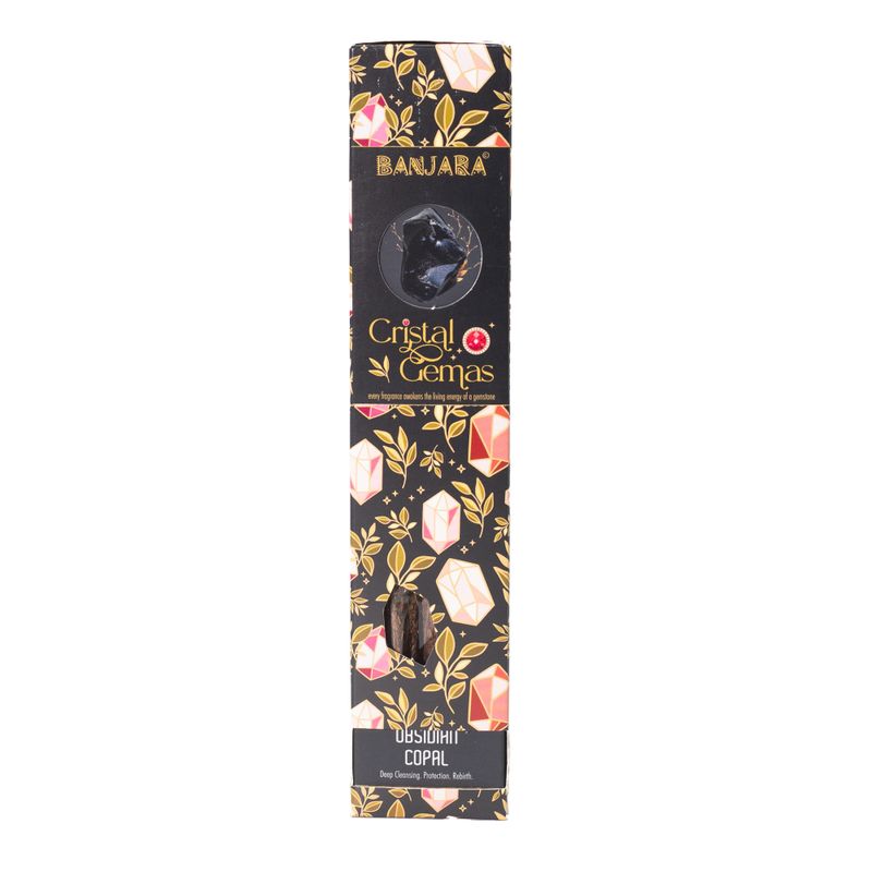 Incienso Banjara Copal con Obsidiana – NŪMEN MIND