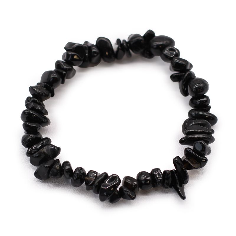 Pulsera de fragmentos de ágata negra · NŪMEN MIND