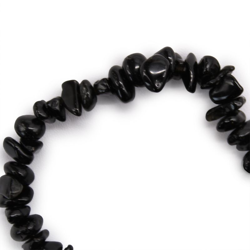 Pulsera de fragmentos de ágata negra · NŪMEN MIND