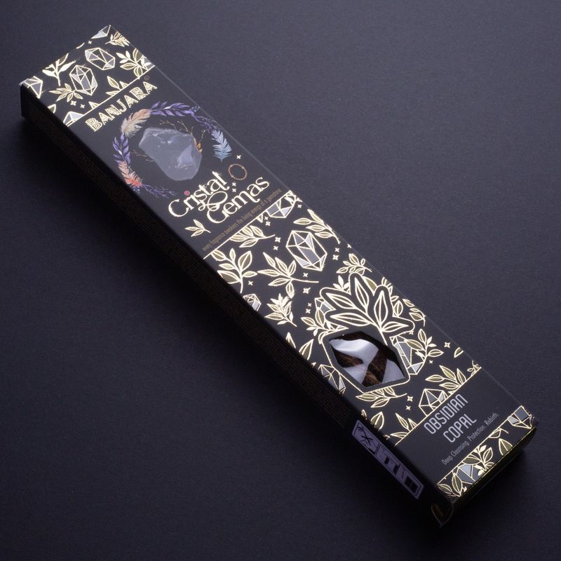 Incienso Banjara Copal con Obsidiana – NŪMEN MIND