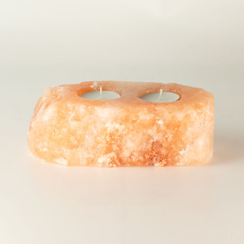 Portavelas de sal para 2 velas · NŪMEN MIND