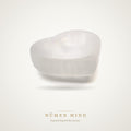 Cuenco de Selenita Corazón 10 cm – NŪMEN MIND