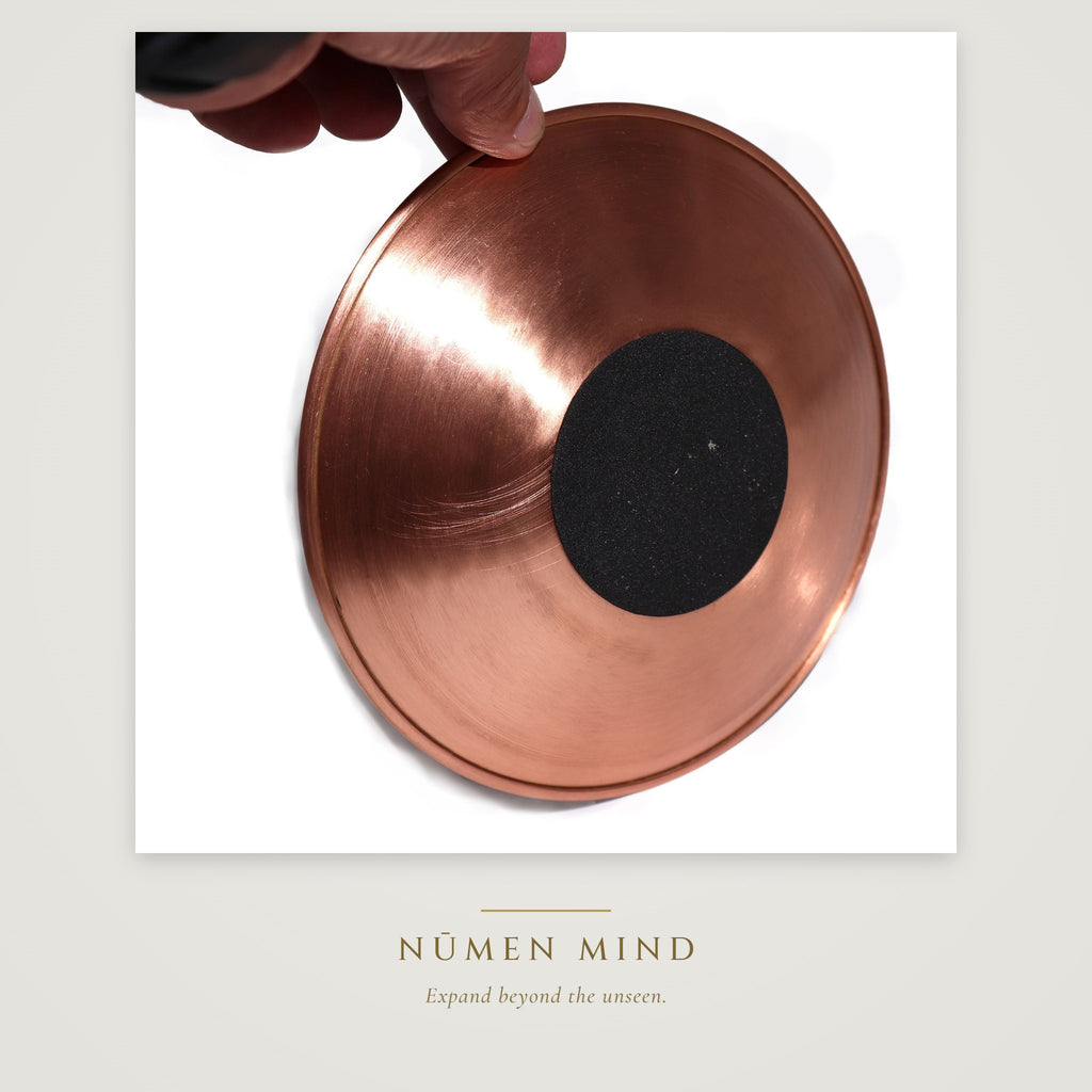 Plato de cobre Flor de la Vida · NŪMEN MIND