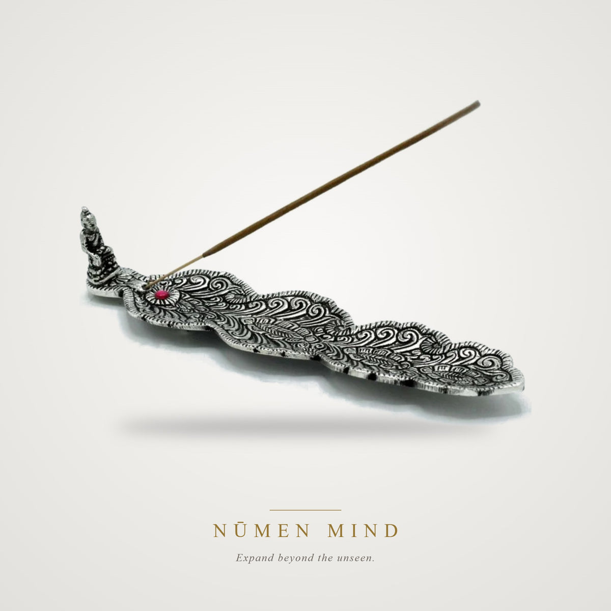 Porta Incienso Buda · Aluminio 20 cm – NŪMEN MIND
