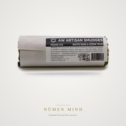 Atado de Salvia Blanca y Cedro · 10 cm – NŪMEN MIND