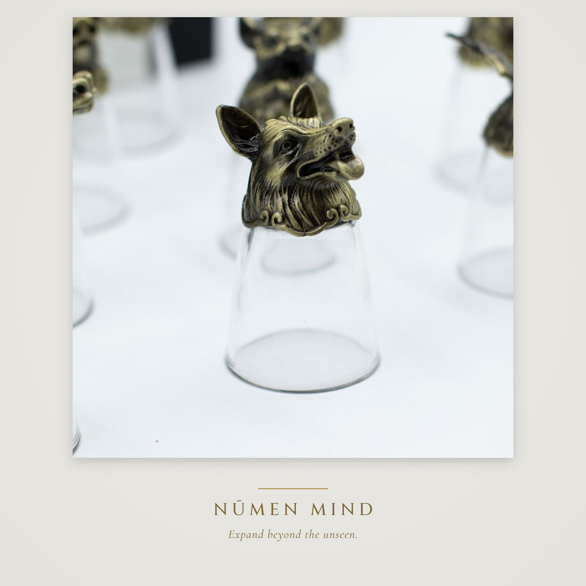 Vasos de chupito con los animales del zodiaco chino · NŪMEN MIND
