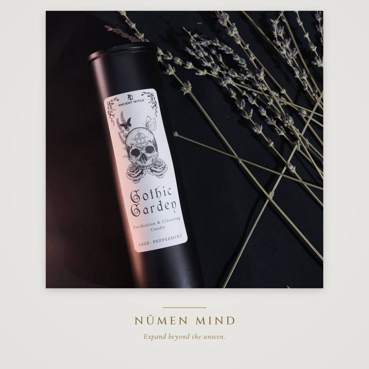 Vela purificadora Jardín Gótico · NŪMEN MIND