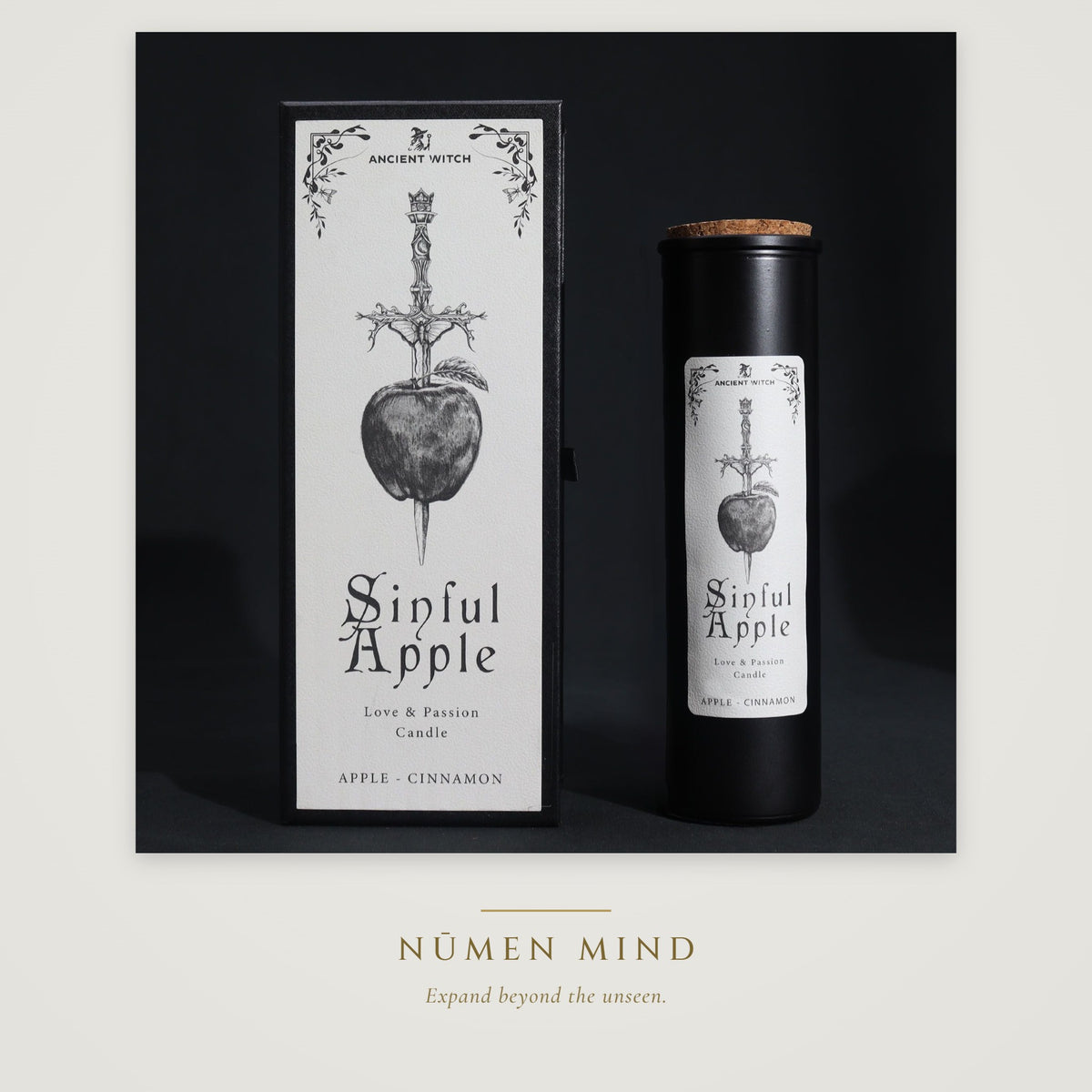 Vela purificadora Manzana Pecaminosa · NŪMEN MIND