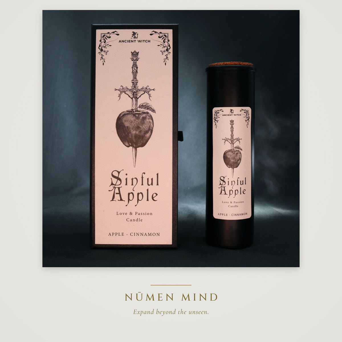 Vela purificadora Manzana Pecaminosa · NŪMEN MIND