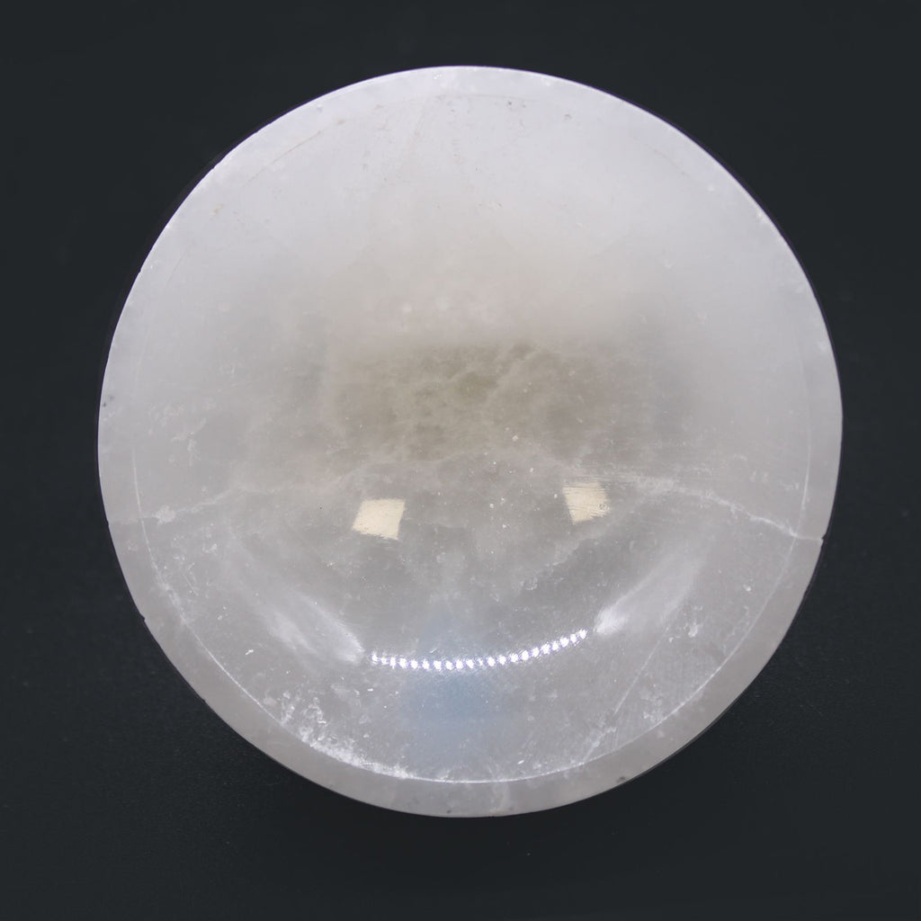 Cuenco de Selenita Redondo 8 cm – NŪMEN MIND